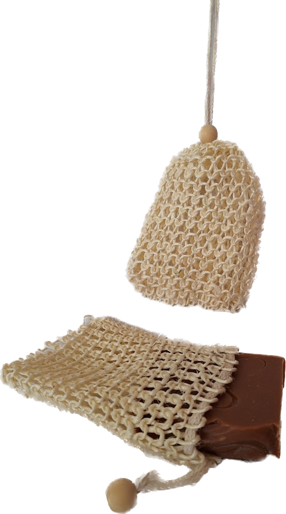 sachet en sisal sachet-à-savon-sisal-naturel