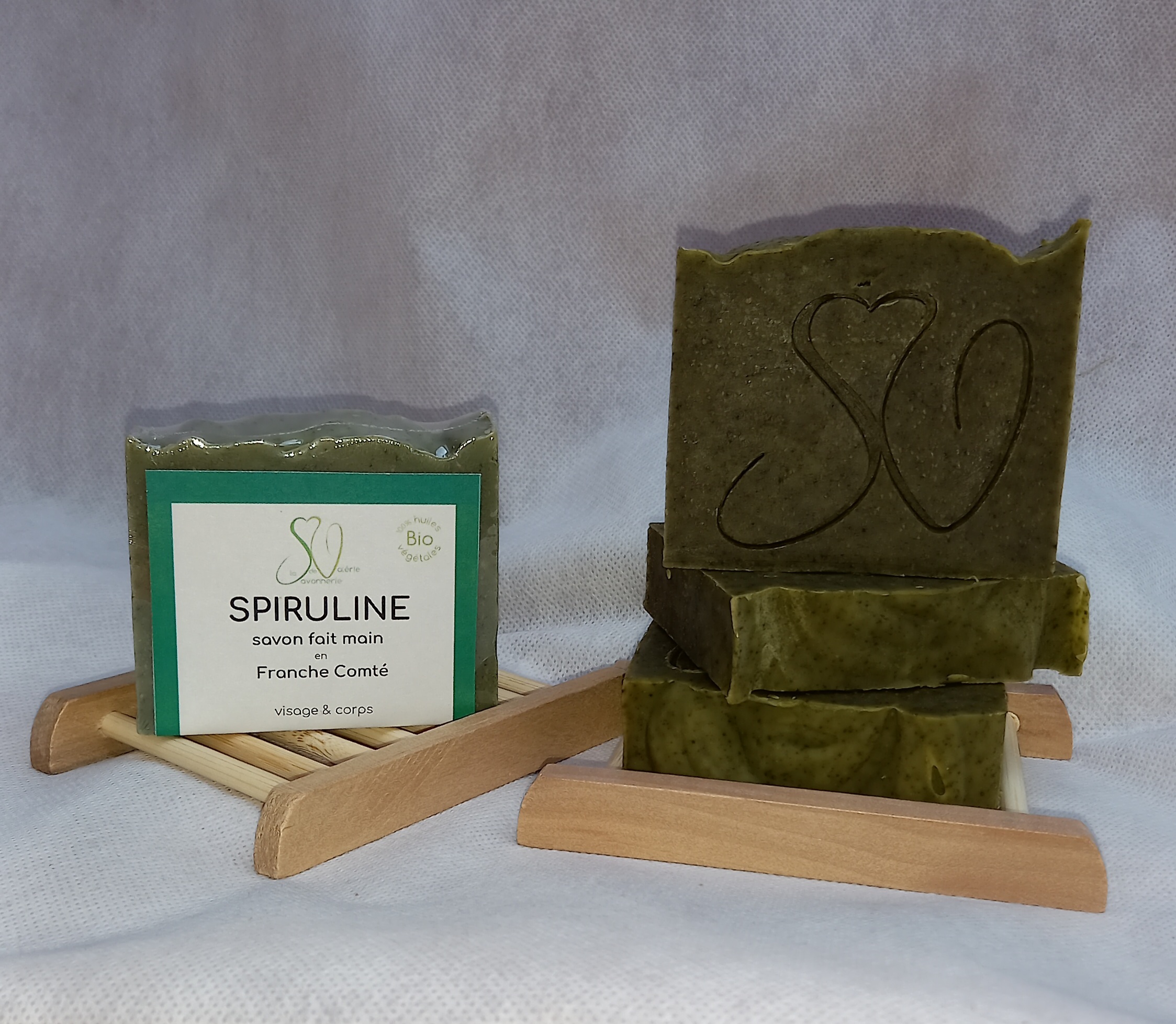 savon spiruline savon-spiruline-à froid-bio-artisanal